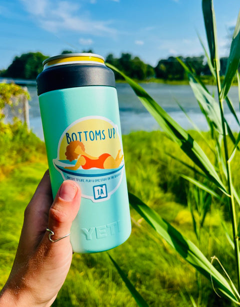 Bottoms Up Sticker