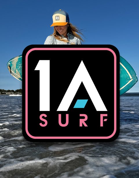 1A SURF Sticker