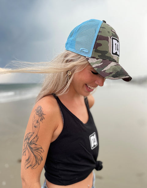 Men's 1A Camo Trucker Cap