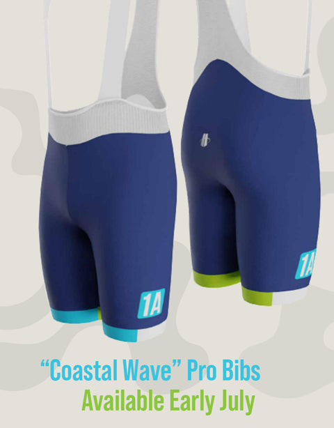 1A Cycling "Coastal Wave" Pro Jersey - LADIES