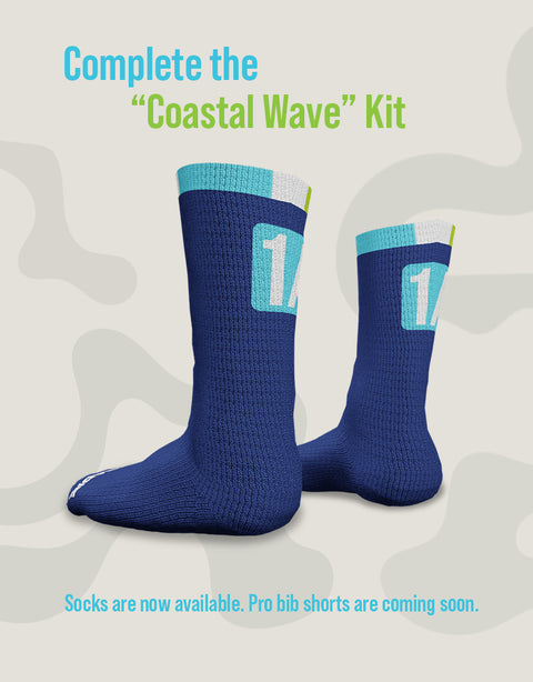 1A Cycling "Coastal Wave" Pro Jersey - MEN