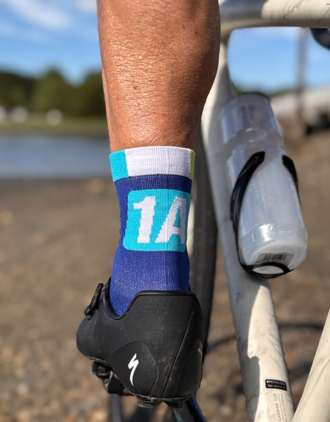 1A Cycling "Coastal Wave" Socks