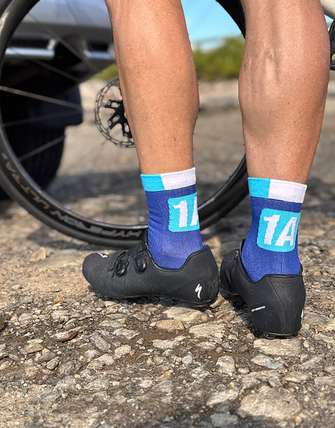 1A Cycling "Coastal Wave" Socks