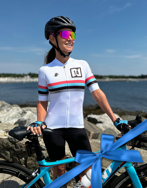 1A Cycling Iconic White Jersey - Women's