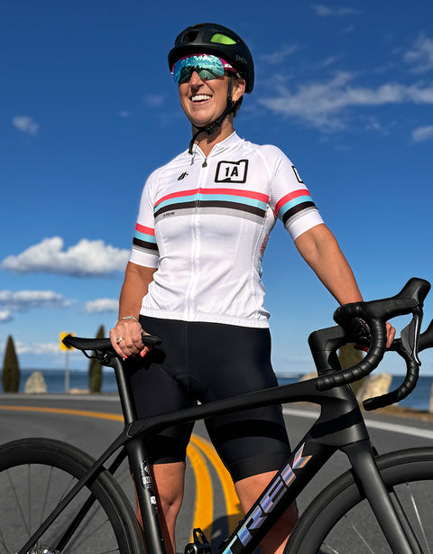 1A Cycling Iconic White Jersey - Women's