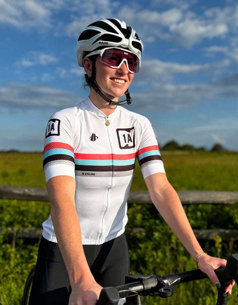 1A Cycling Iconic White Jersey - Women's