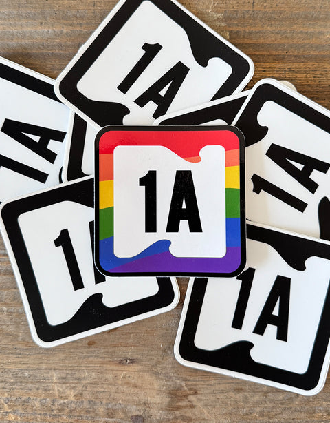 1A Pride Sticker