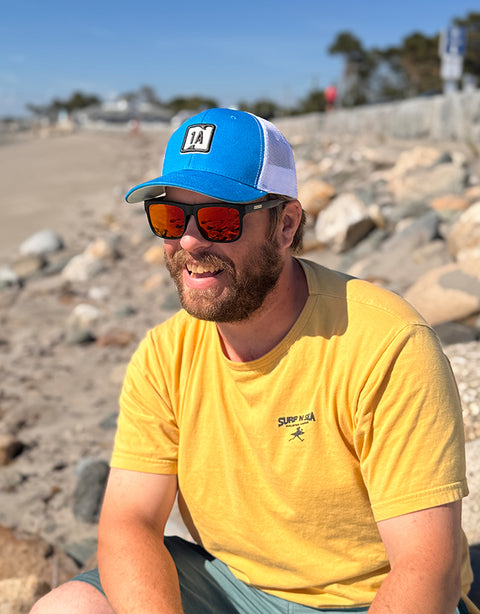 "Tide Watch" Trucker - Surf Blue