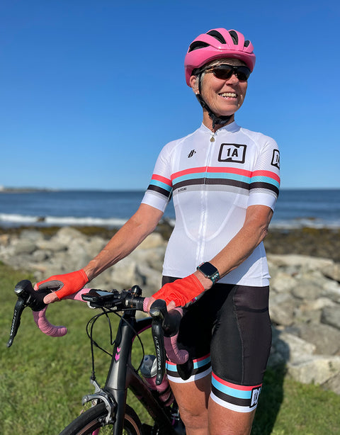 1A Cycling Iconic White Jersey - Women's