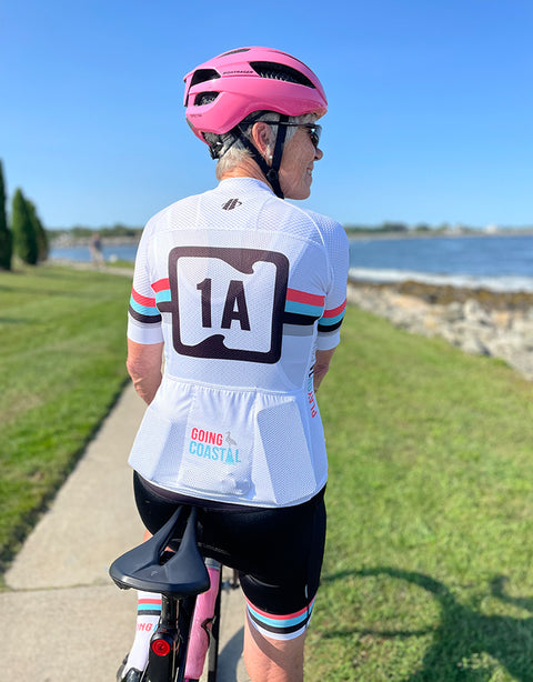 1A Cycling Iconic White Jersey - Women's