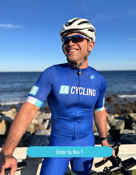 1A Cycling "Coastal Wave" Pro Jersey - MEN's HOLIDAY PRE-ORDER
