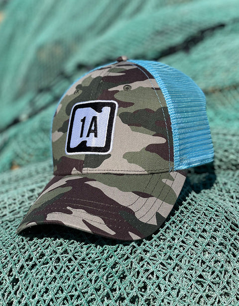 Men's 1A Camo Trucker Cap