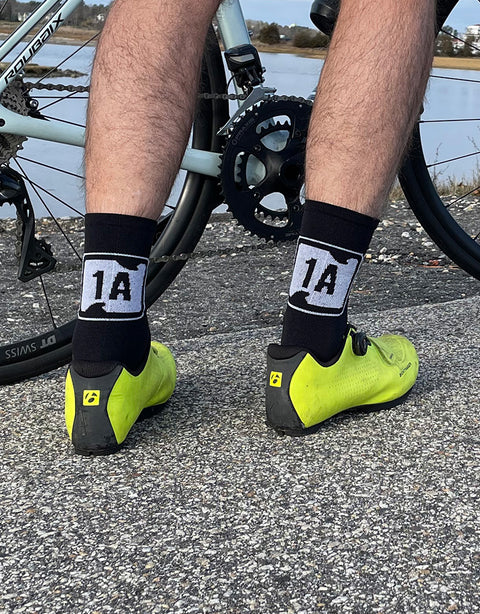 1A Cycling Socks - Logo Style